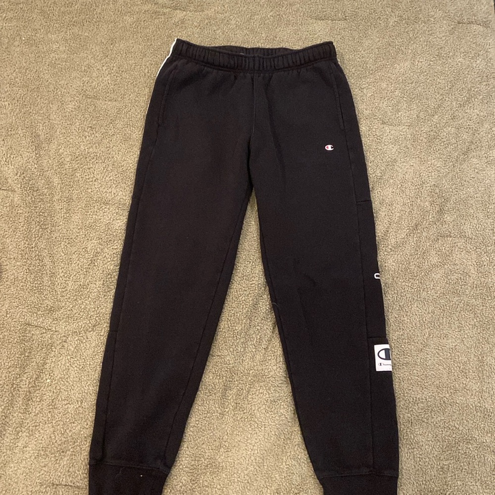 Black Champion joggers, Large